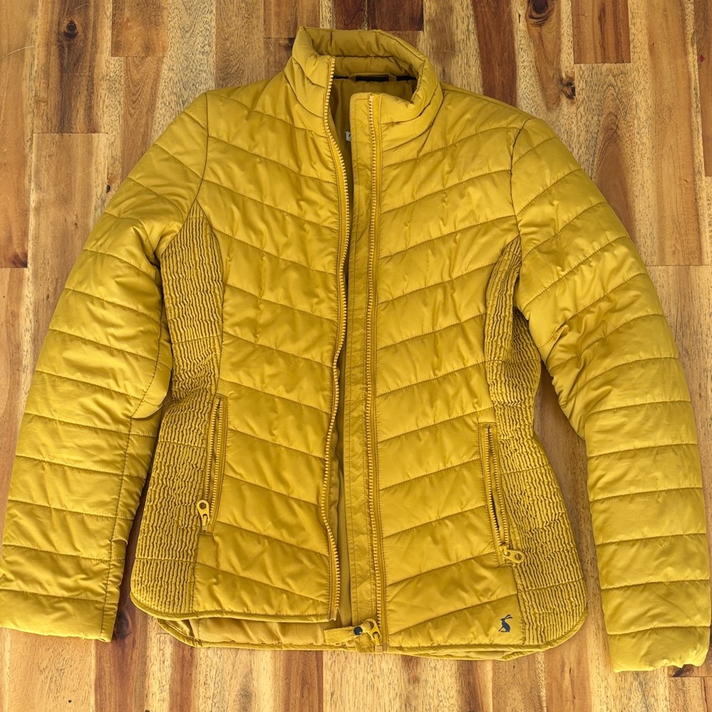 Joules Mustard Puffer Jacket